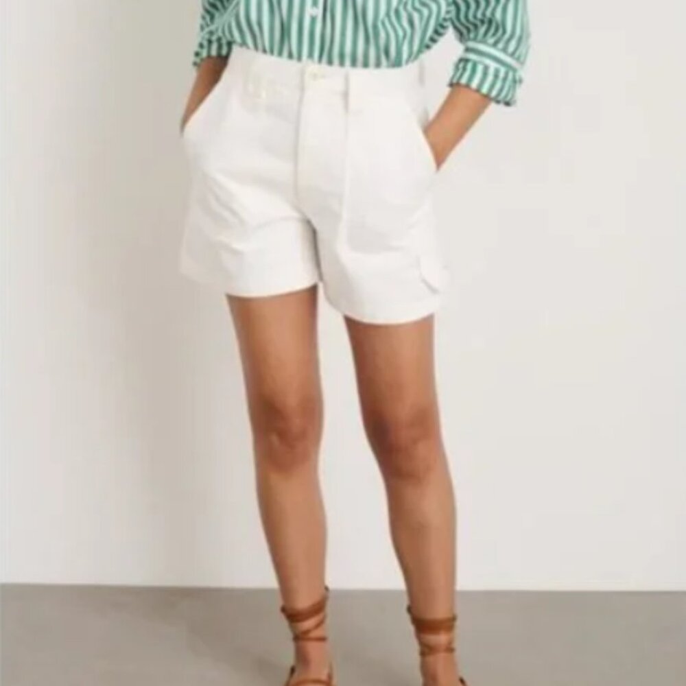 Alex Mill White Phoebe Shorts - Picture 2 of 10
